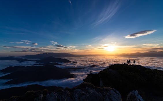 group hiking adventure