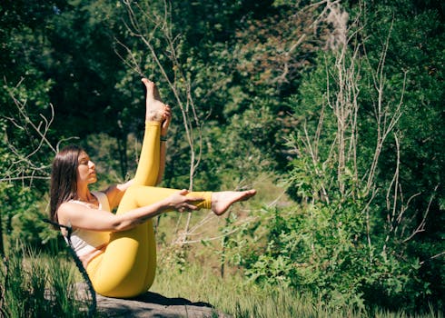 yoga in nature