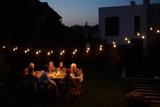 community garden with people