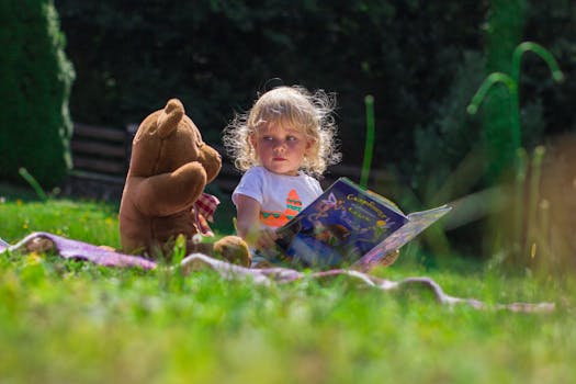 children playing in a park