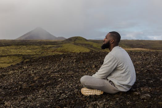 Nature scenes for mental well-being